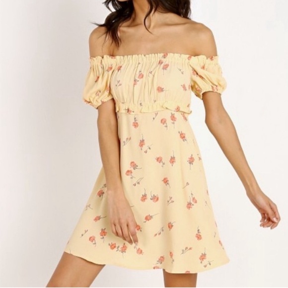 FLYNN SKYE Lou Mini Dress Sunshine Blooms NWOT Size Small - Picture 5 of 6